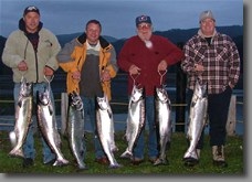 Happy customers that spent a day with David Johnson in Tillamook Bay
